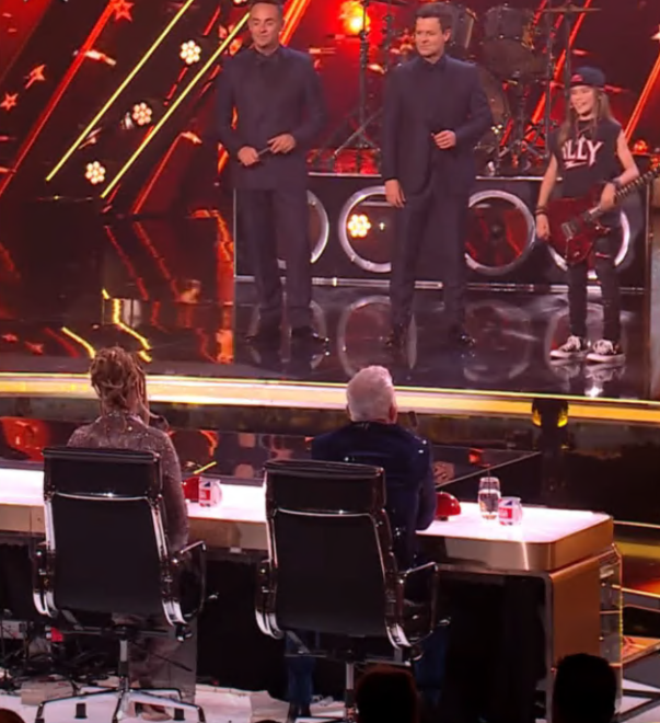 C3009020 year old rockstar Olly Pearson sets stage on fire guitar medley_part2