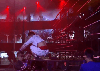 C1009008 Martial Arts Theater With Black Belt In Drama_part2