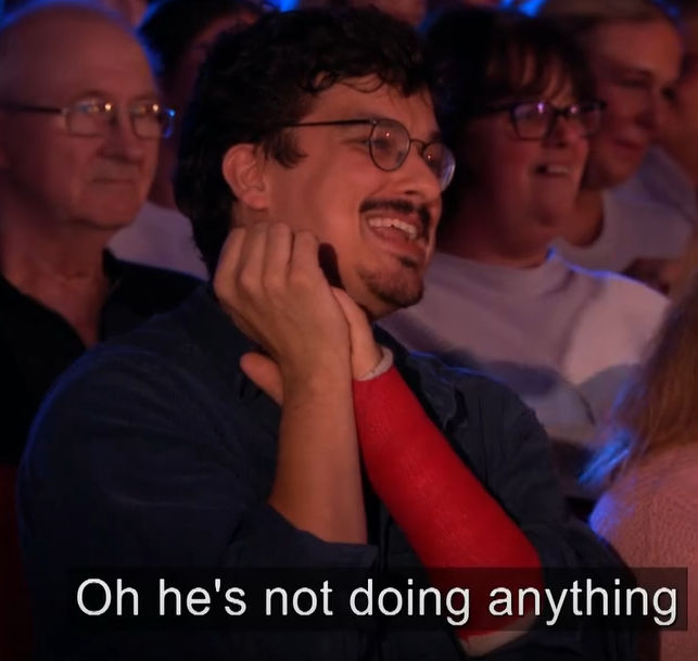 C1010002_Sarah her dog Meatball provide laughs in totally chaotic audition_part2